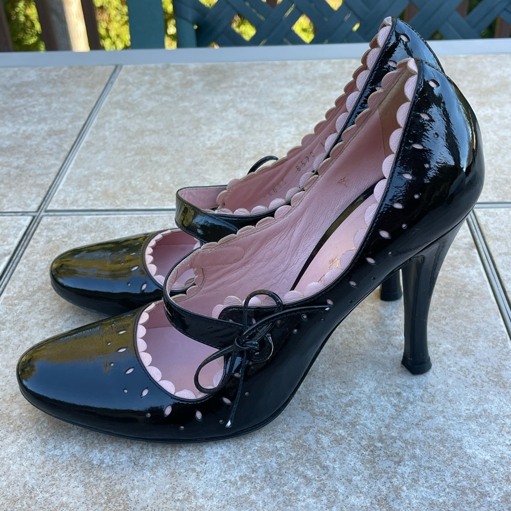 Casadei Mary Jane Patent Leather High Heels